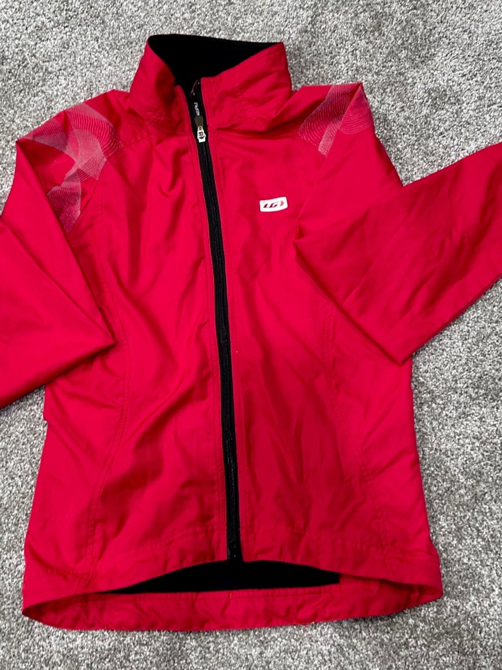 Louis Garneau Red Cycling Jacket – Size Small